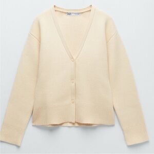 Zara Ribbed Knit cardigan
